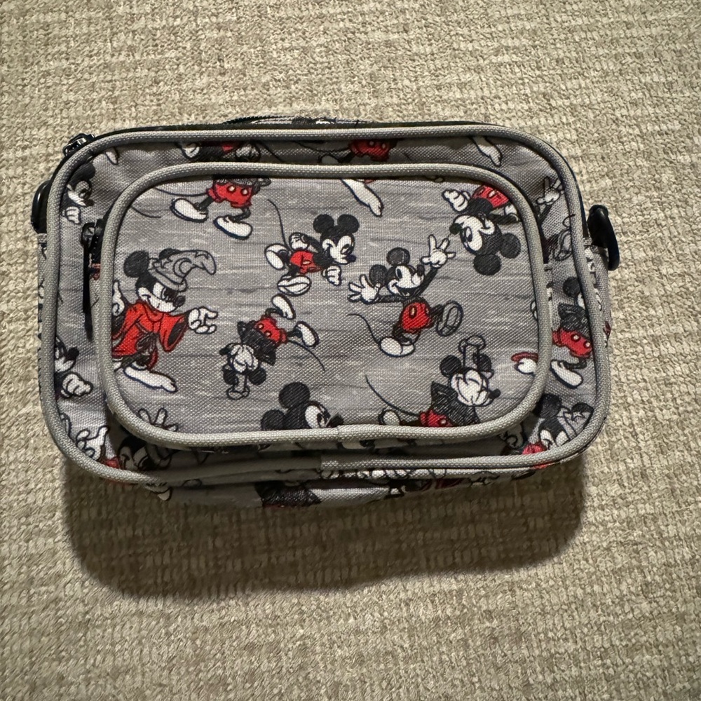 NWOT Disneyland Mickey Mouse Canvas Crossbody/ Convertible Belt Bag